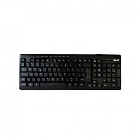 TECLADO MULTIMEDIA PC USB NEGRO HAVIT