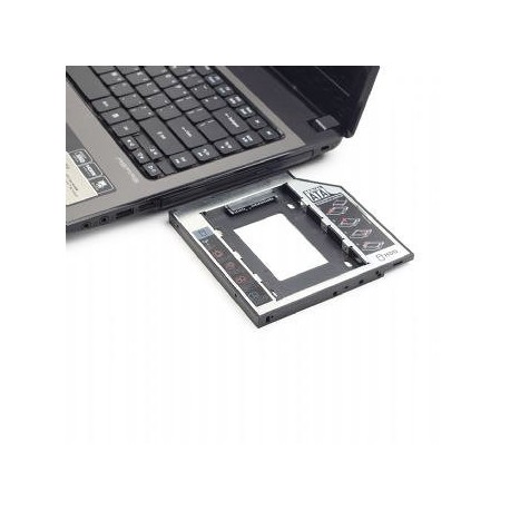BASTIDOR HD SATA 2,5" A 5,25" SLIM PC DVD RW 9,5MM ADAPT. HDD/SSD PARA PORTATIL GEMBIRD