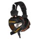 AURICULAR GAMING PARA PC PS3 CON MICRÓFONO Y LUZ AMARILLO HAVIT