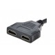 CABLE ADAPTADOR HDMI MACHO A HDMI HEMBRA x 2 CABLEXPERT