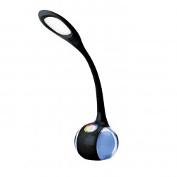 LAMPARA LED BOLA COLOR 7W 5500K 260LM NEGRO PLATINET