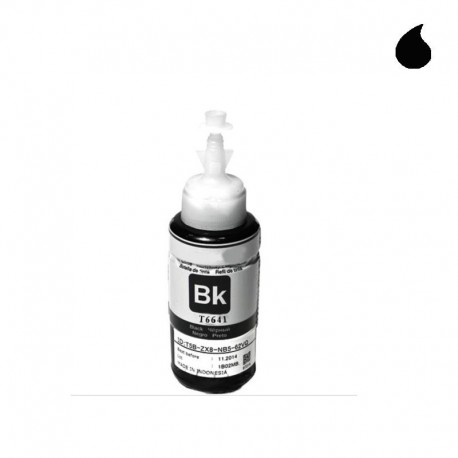 T6641 CARTUCHO GENERICO EPSON NEGRO (BOTE DE 100 ml)
