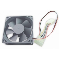 VENTILADOR 80x80x20mm 4 PINES MOLEX FUENTE FRICCION GEMBIRD