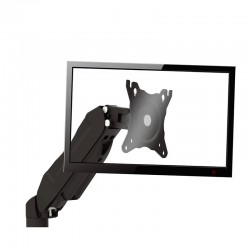 SOPORTE MONITOR SOBREMESA 75×75 100×100 13"-27" 180 GRADOS ROTACION INCLINACION OMEGA