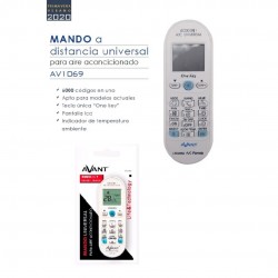 MANDO UNIVERSAL AIRE ACONDICIONADO PROGRAMABLE 6000 CODIGOS AVANT