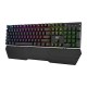 TECLADO GAMING MECÁNICO RETROILUMINADO CON REPOSA MUÑECAS ERGONOMICO HV-KB432L HAVIT