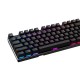 TECLADO GAMING MECÁNICO RETROILUMINADO CON REPOSA MUÑECAS ERGONOMICO HV-KB432L HAVIT