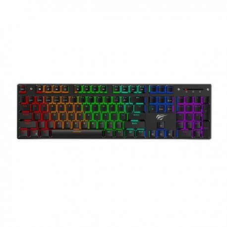 TECLADO GAMING MECÁNICO RETROILUMINADO HV-KB498L HAVIT