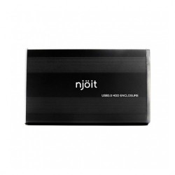 CAJA EXTERNA 3.5" USB3.0 NJOIT ALUMINIO NEGRA