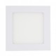 PANEL LED DOWNLIGHT 12W ALUMINIO CUADRADO BLANCO NEUTRO DRIVER INSOLATED (AISLADO)