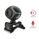 TRUST WEBCAM CON MICROFONO EXIS 640X480 USB2.0 CON PINZA AJUSTABLE NEGRA / PLATA