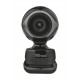 TRUST WEBCAM CON MICROFONO EXIS 640X480 USB2.0 CON PINZA AJUSTABLE NEGRA / PLATA
