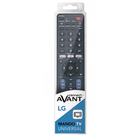 MANDO TV Y SMART-TV -LISTO PARA USAR- PRE-PROGRAMADO LG AVANT