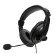 AURICULARES FLEXIBLE + MICROFONO NEGRO JACK 3,5 OMEGA FIESTA