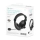 AURICULARES FLEXIBLE + MICROFONO NEGRO JACK 3,5 OMEGA FIESTA