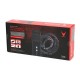 MICROFONO GAMING TUBE USB/JACK + BRAZO METAL MECANICO + SOPORTE AMORTIGUADOR DE VIBRACIONES+ FILTRO ESPONJA POP NEGRO OMEGA VARR
