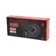 MICROFONO GAMING TUBE USB/JACK + BRAZO METAL MECANICO + SOPORTE AMORTIGUADOR DE VIBRACIONES+ FILTRO ESPONJA POP NEGRO OMEGA VARR