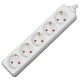 REGLETA 5 TOMAS 1.5m BLANCO 16A LEDECOR