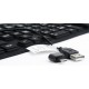 TECLADO FLEXIBLE ENROLLABLE SILICONA USB + PS/2 RESISTENTE AL AGUA NEGRO GEMBIRD