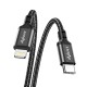 CABLE TRENZADO 20W 3A CARGA RAPIDA Y DATOS 1M USB TIPO-C A LIGHTNING FORCE EDITION AVANT