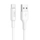 CABLE DE CARGA RAPIDA Y DATOS 3A 2M USB A TIPO-C BLANCO FORCE EDITION AVANT