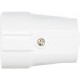 CLAVIJA HEMBRA C/TOMA TIERRA SHUKO 16A BLANCO LEDECOR