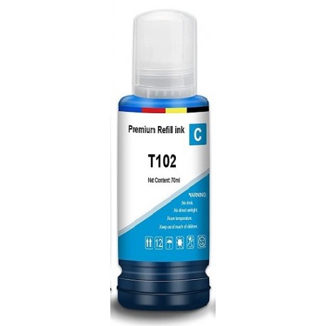 T102/103 CARTUCHO GENERICO EPSON CYAN (BOTE DE 70 ml)