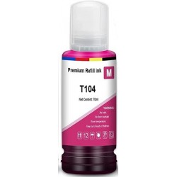 T104 CARTUCHO GENERICO EPSON MAGENTA C13T00P340 (BOTE DE 70 ml)
