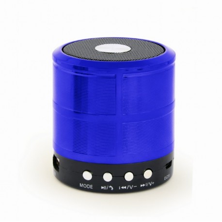 ALTAVOZ PORTATIL BLUETOOTH MICRO SD 3W AZUL GEMBIRD