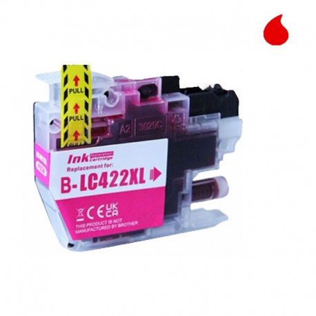 LC-422XL CARTUCHO GENERICO BROTHER MAGENTA (LC422) 18ml