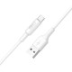 CABLE CARGA RAPIDA 3A Y DATOS 1M USB A USB TIPO-C BLANCO FORCE EDITION AVANT