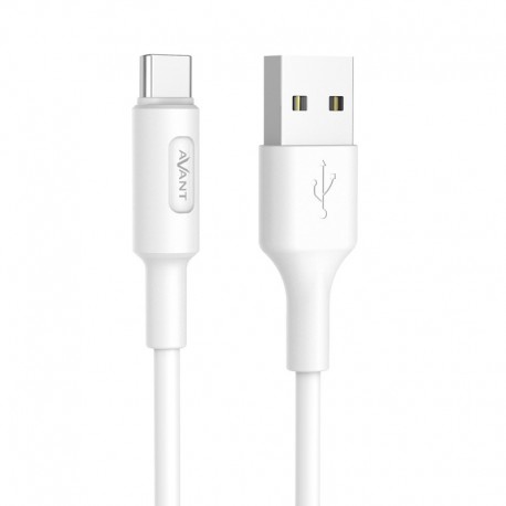 CABLE CARGA RAPIDA 3A Y DATOS 1M USB A USB TIPO-C BLANCO FORCE EDITION AVANT