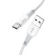 CABLE CARGA RAPIDA 3A Y DATOS 1M USB A USB TIPO-C BLANCO FORCE EDITION AVANT