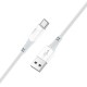 CABLE CARGA RAPIDA 3A Y DATOS 1M USB A USB TIPO-C BLANCO FORCE EDITION AVANT