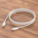 CABLE 60W 3A CARGA RAPIDA Y DATOS 1M USB TIPO-C A TIPO C BLANCO AVANT