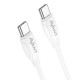 CABLE 60W 3A CARGA RAPIDA Y DATOS 1M USB TIPO-C A TIPO C BLANCO AVANT