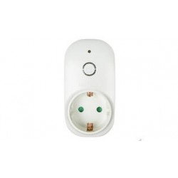 ADAPTADOR ENCHUFE SCHUKO PROGRAMABLE C/WIFI BLANCO 