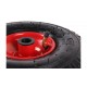 RUEDA COMPLETA 3.00-4" LLANTA ACERO + NEUMATICO C/CAMARA (BS/14415+BS/5508) BENSON