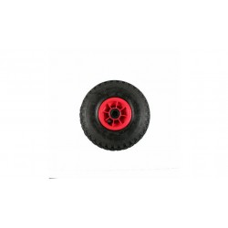 RUEDA COMPLETA 3.00-4" LLANTA PLASTICO + NEUMATICO C/CAMARA (BS/14415+BS/5508) BENSON