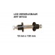 RUEDA NEGRO MACIZA 3.00-4" LLANTA ACERO PU (BS/14415+BS/5508) BENSON