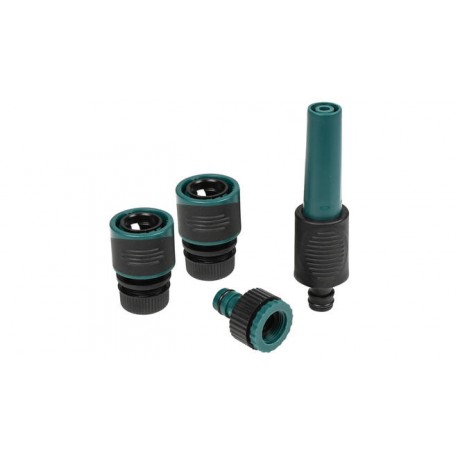 JUEGO 4 TOMAS RAPIDAS ERGONOMICAS MANGUERA 1/2" BENSON