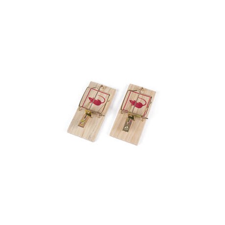 TRAMPA PARA RATONES MADERA 98 X 48CM (PACK 2)