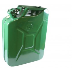 BIDON GASOLINA 20 LITROS METALICO TIPO JERRYCAN 47X37X21CM.