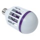 BOMBILLA LED UV E27 ANTIMOSQUITOS/INSECTOS 3 MODOS B. FRIO