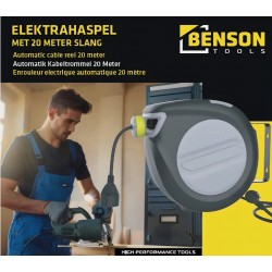 CARRETE GIRATORIO AUTOMATICO DE PARED ROLLO 25 METROS 3G 1.5MM2