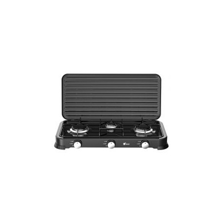 COCINA DE GAS PORTATIL 3 QUEMADORES THULOS