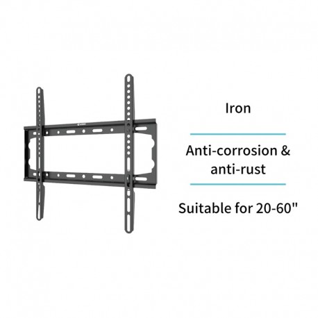 SOPORTE TV FIJO 20-60" 50KGS. UNICO
