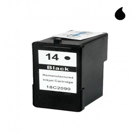 018C2080E CARTUCHO RECICLADO LEXMARK NEGRO (N 14) 22 ml