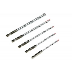 JUEGO DE 5 BROCAS PARED ACERO GALVANIZADO