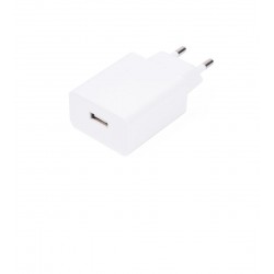 CARGADOR ENCHUFE USB 10W 2.0A BLANCO